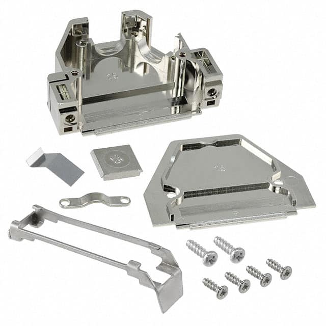 165X11379X Conec  Capots de connecteurs D-Sub en forme de D